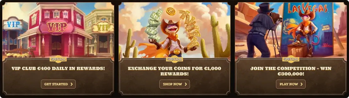 Lizaro special bonuses